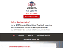 Tablet Screenshot of americanwindshield.com